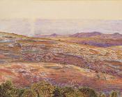 威廉 霍尔曼 亨特 : The Dead Sea from Siloam